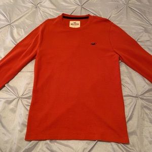 Orange Knit Long Sleeve
